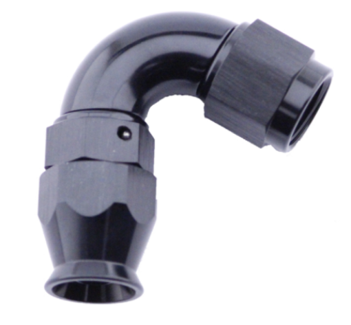 Picture of 120gr. PTFE AN fitting - AN-10 - High flow - Black